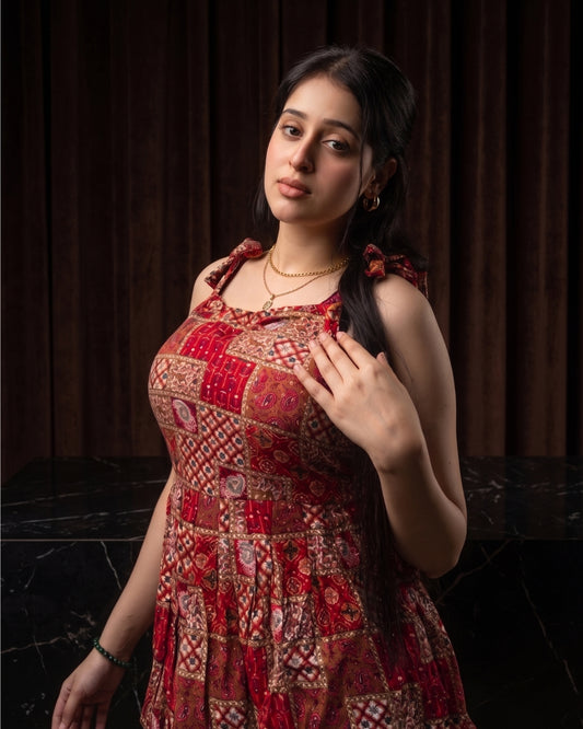 Women's Printed Summer Tops (Tie-Shoulder) - Just ₹999