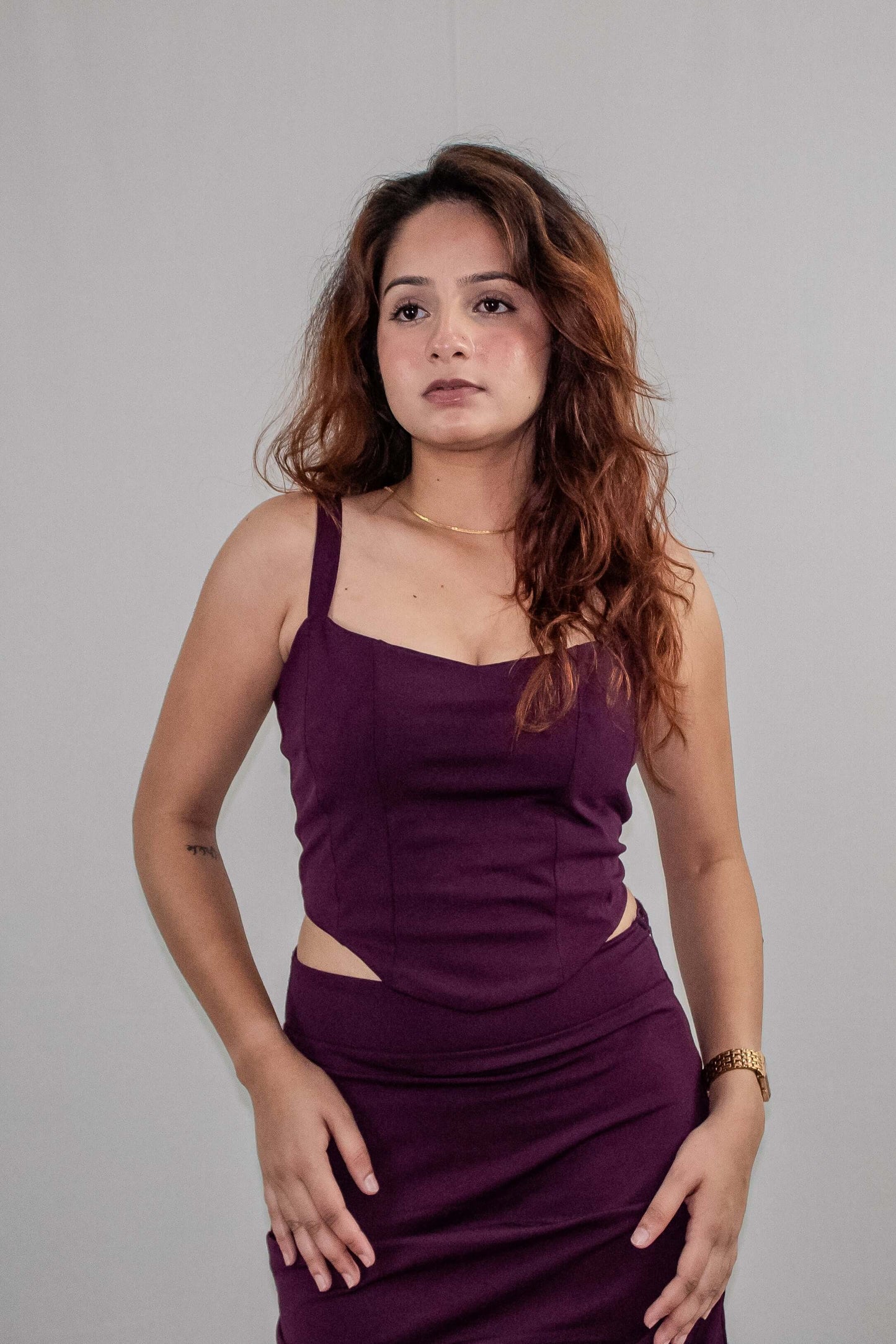 Merlot Muse – Inspired by the rich wine tone. - Chic India