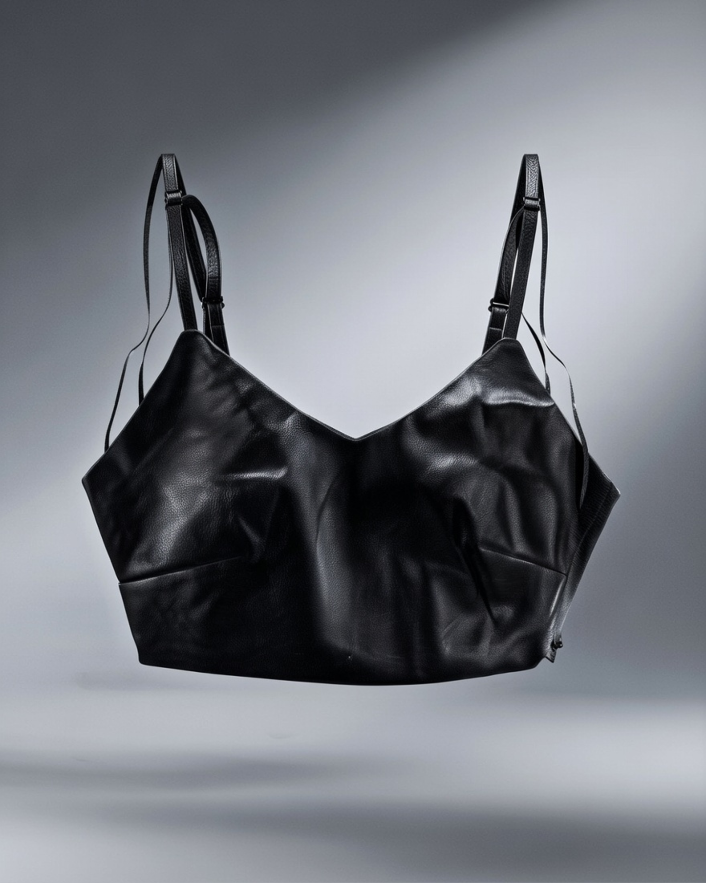 Black Leather Top - Chic  ndia