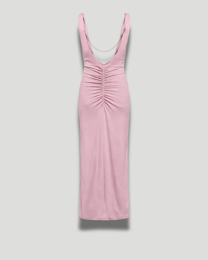 Valentina Luxe (Backless Bodycon) - inspired by the soft romance of a sunset garden soirée - Chic India