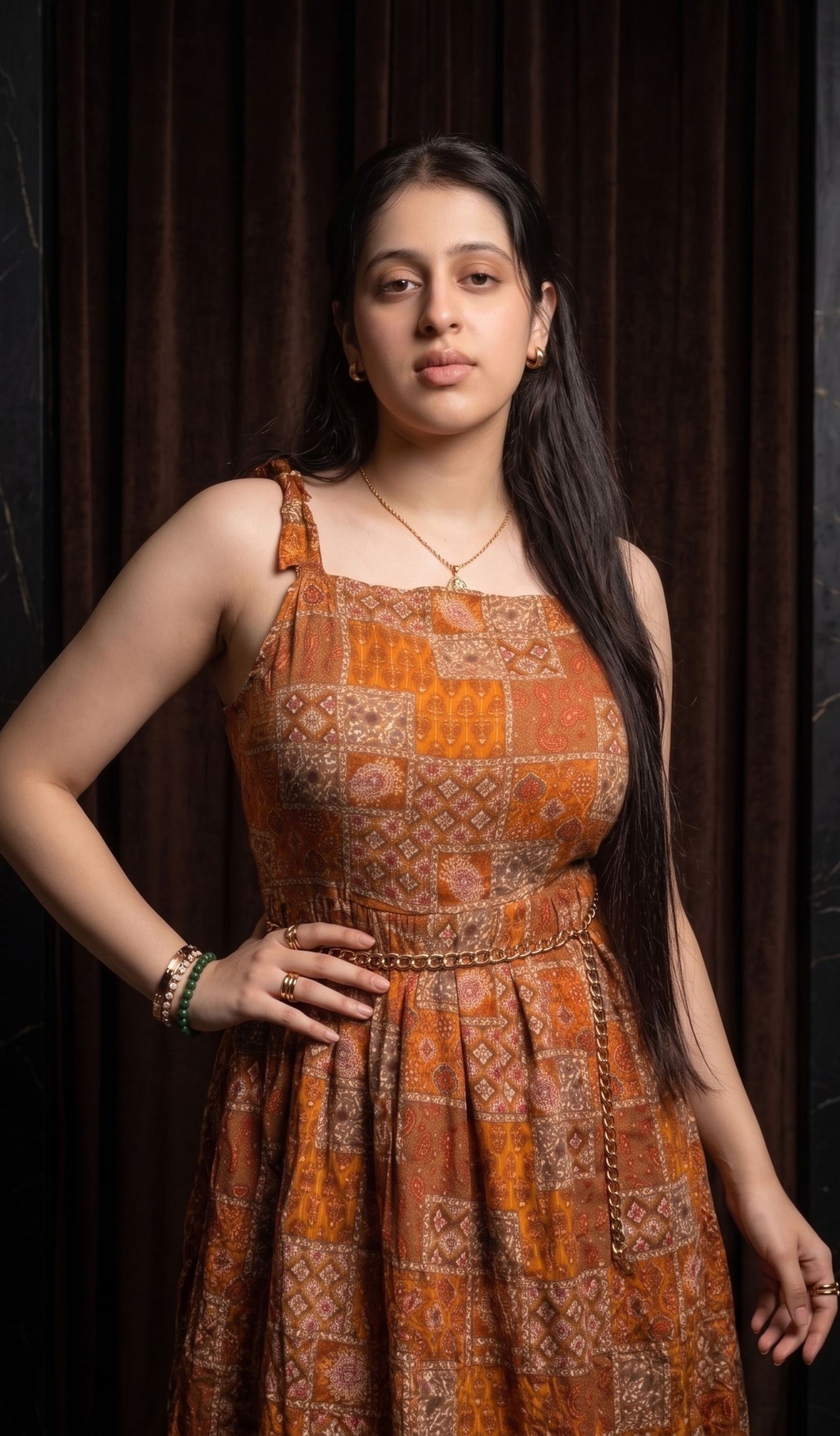 Boho Tie-Strap Style | Chic India Peplum Top
