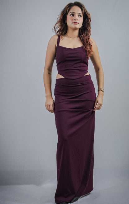 Merlot Muse – Inspired by the rich wine tone. - Chic India